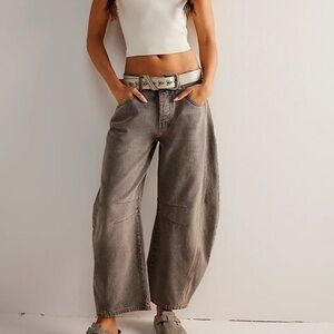 Free People Wide Leg Pants in Ian Indigo